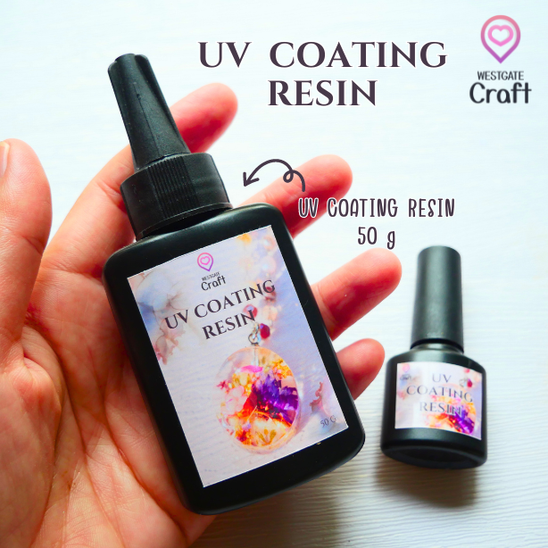 UV COATING RESIN 50 g ยูวีเคลือบ เงาวับ