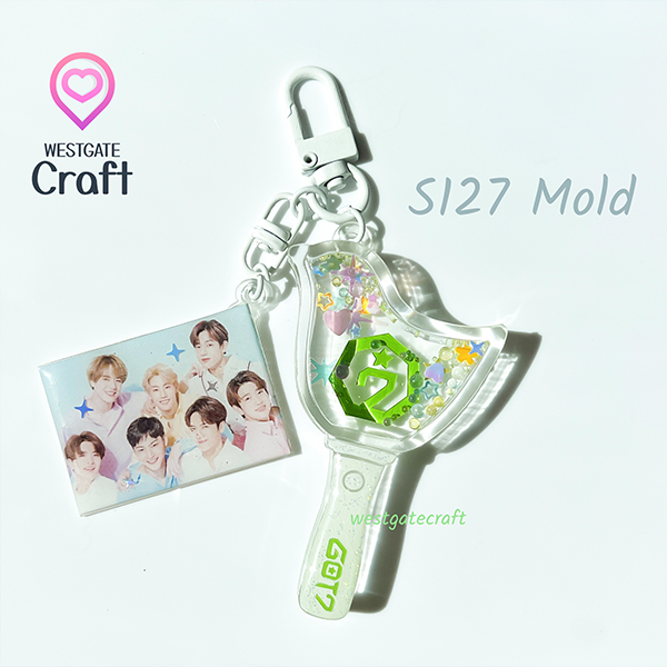 แม่พิมพ์เรซิ่น GOT7 Lightstick Shaker Mold S127
