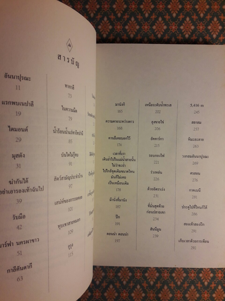 Annapurna อันนาปุรณะ ระหว่างทางระหว่างดาว