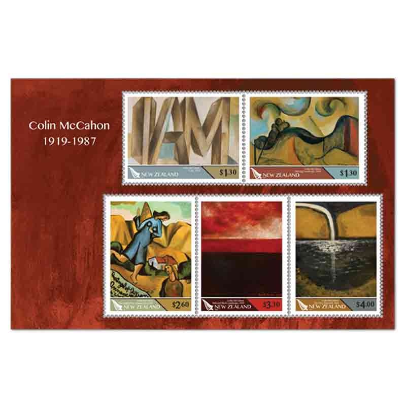 New Zealand Stamp, 2019 Colin McCahon 1919 - 1987 S/S