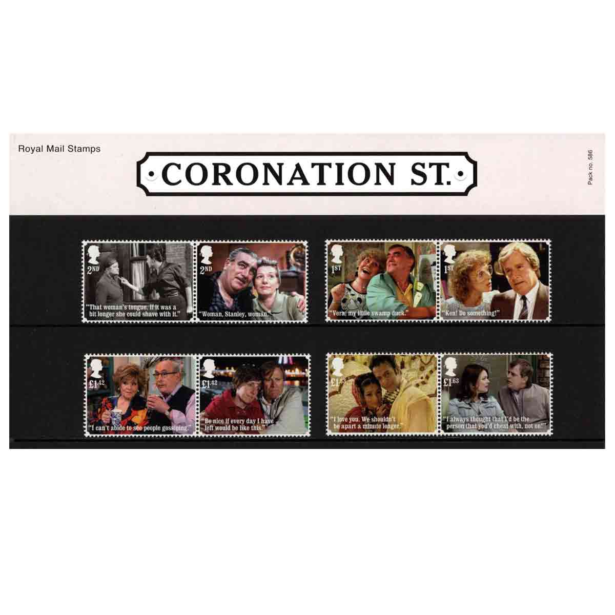 UK Stamp, 2020 Coronation Street Pack