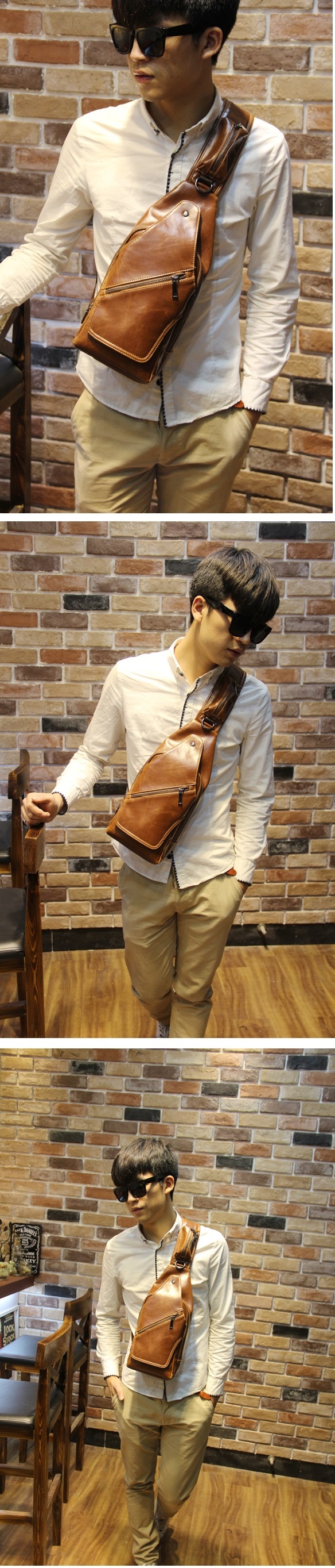 กระเป๋าคาดอกผู้ชาย รหัส B004