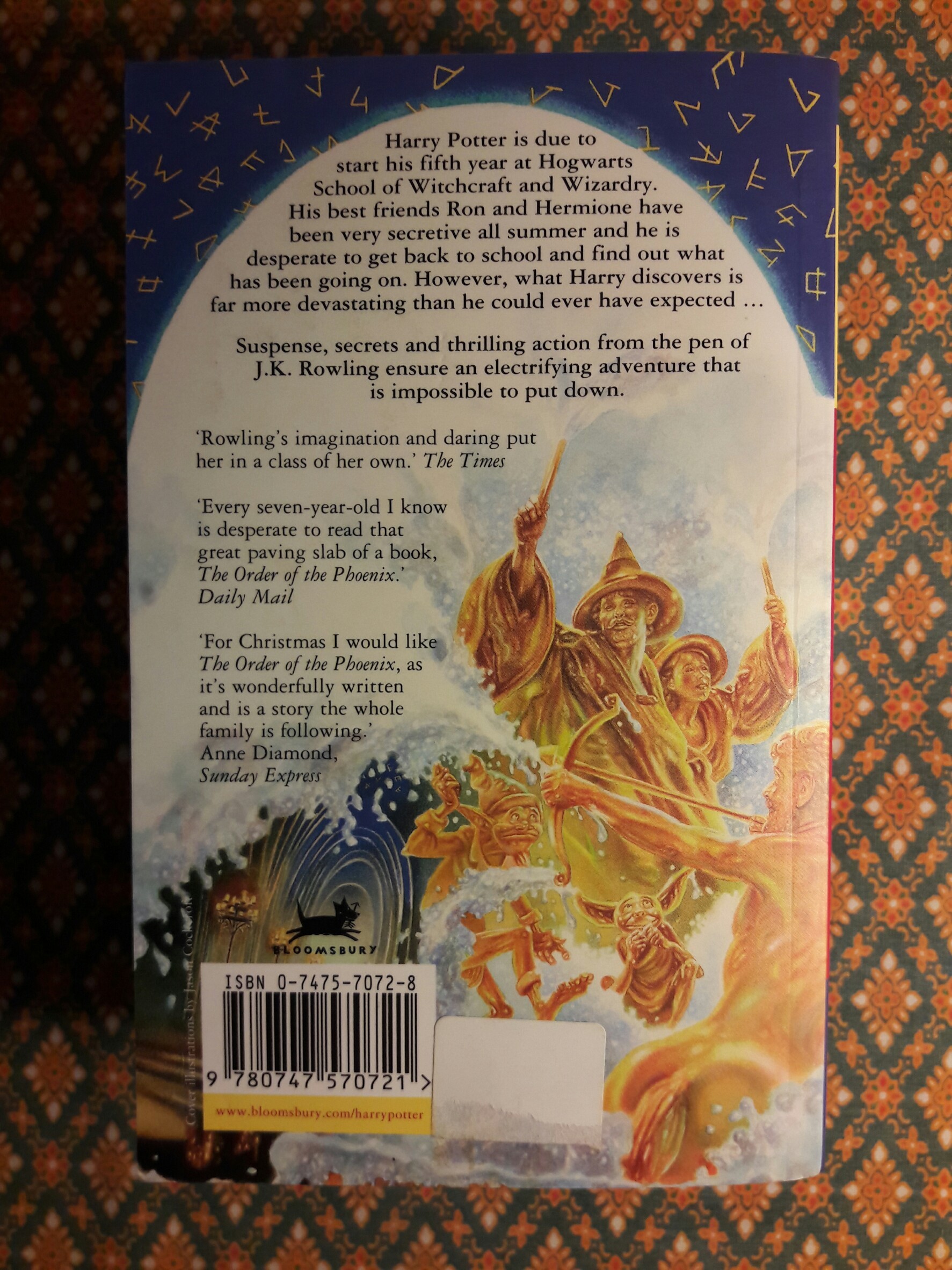 Harry Potter and The Order of The Phoenix ฉบับภาษาอังกฤษ