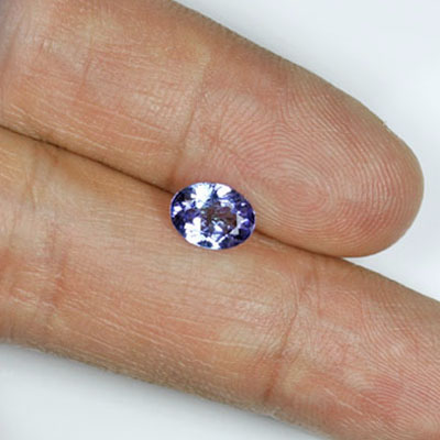 **ขายแล้ว** เเทนซาไนท์ (Tanzanite) 1.18 กะรัต ไฟดี รูปร่างดี