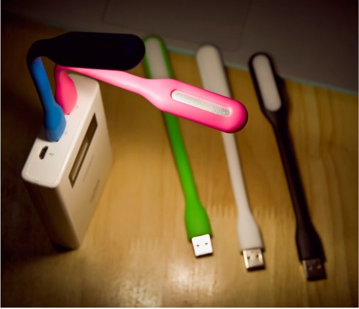 Muisungshop ไฟ LED USB (10 ชิ้น) ต่อโน๊ตบุ๊คหรือพาวเวอร์แบงค์ โคมไฟ USB แบบพกพา LED Portable Lamp (คละสี) - No Package