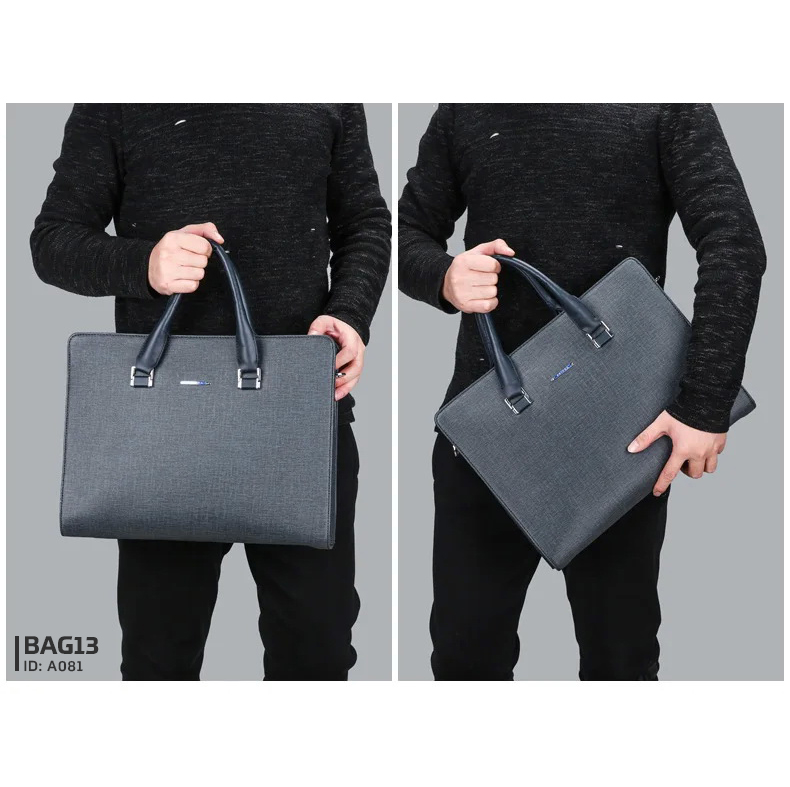 กระเป๋าสะพายข้าง Crossbody Bags กระเป๋าผู้ชาย กระเป๋าใส่ไปทำงาน ใส่ A4, หนังสือ, iPad ได้ A081