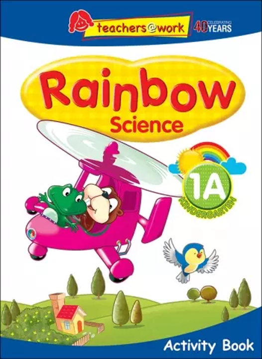 แบบฝึกหัดวิทยาศาสตร์ภาษาอังกฤษระดับอนุบาล Rainbow Science Activity Book K1A