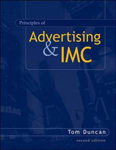 Principles of Advertising and IMC ISBN 9780071115391