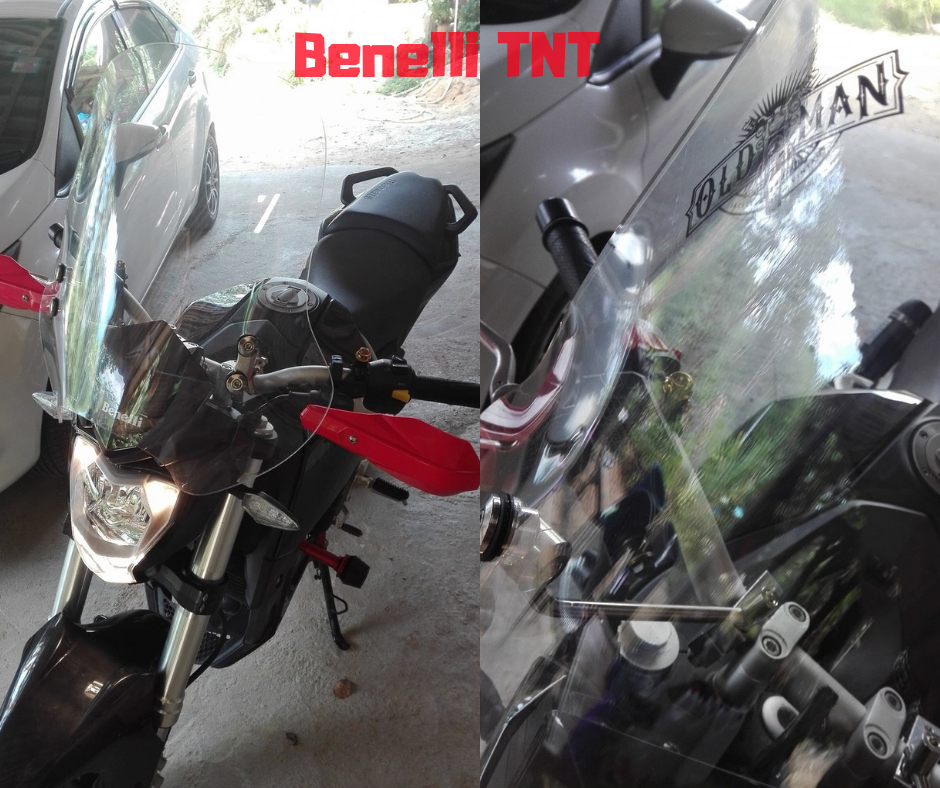 ชิวหน้า ไฟกลม ทรงสูง 47 ซม. สีใส