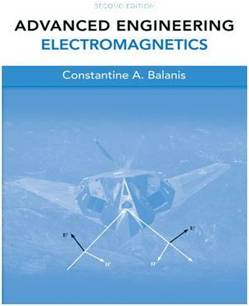 Advanced Engineering Electromagnetics 2ED Y2012