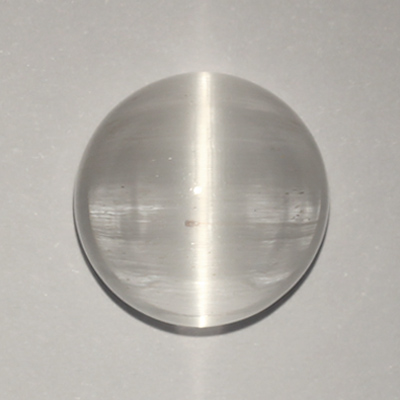 **ขายแล้ว**โทปาสตาแมว (Cat's eye Topaz) 13.36 กะรัต ตาแมวไหมสีเงิน หายาก