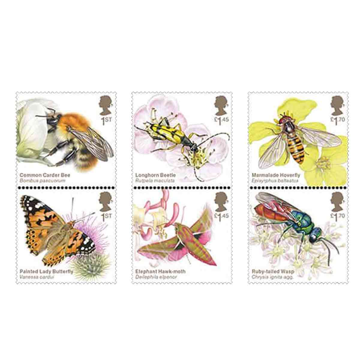 UK Stamp, 2020 Brilliant Bugs