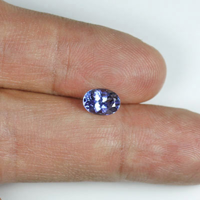 **ขายแล้ว** แทนซาไนท์ (Tanzanite) 1.20 กะรัต สีน้ำเงิน ไฟดี