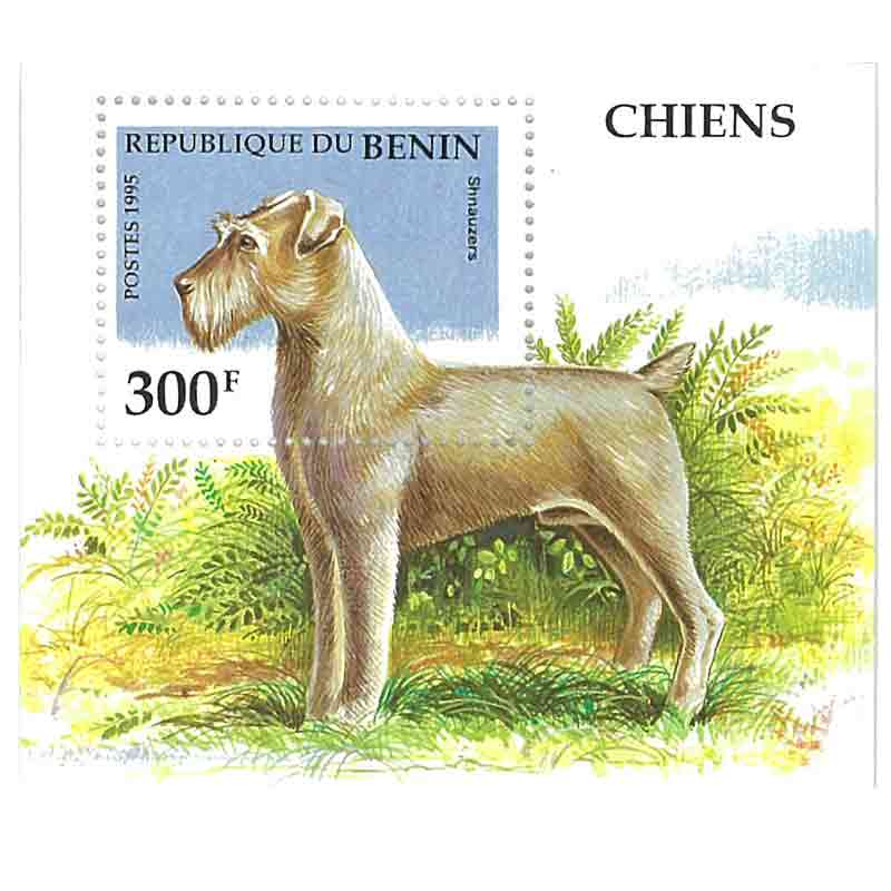 Benin Stamp, 1995 Dog, Pet, Animals