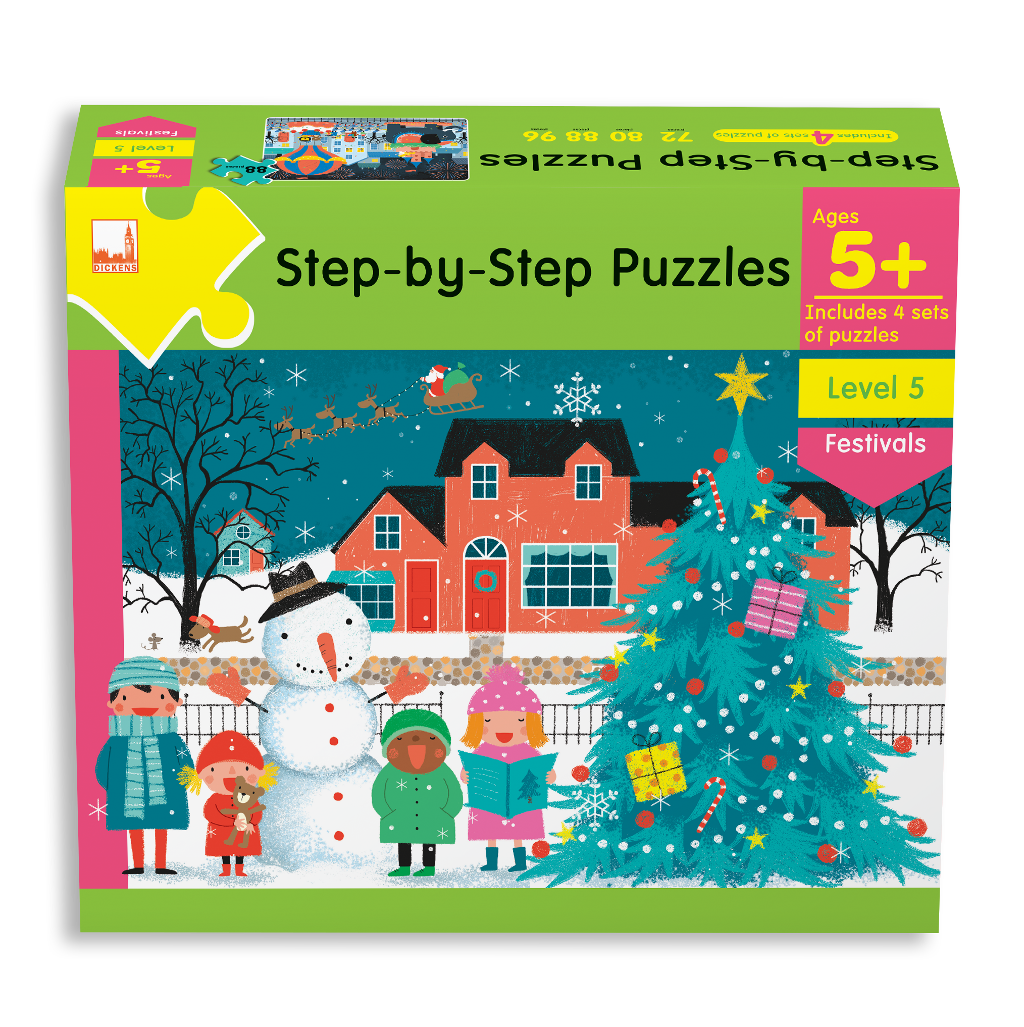 Step By Step Puzzles Level 5 - Festivals Age 5+