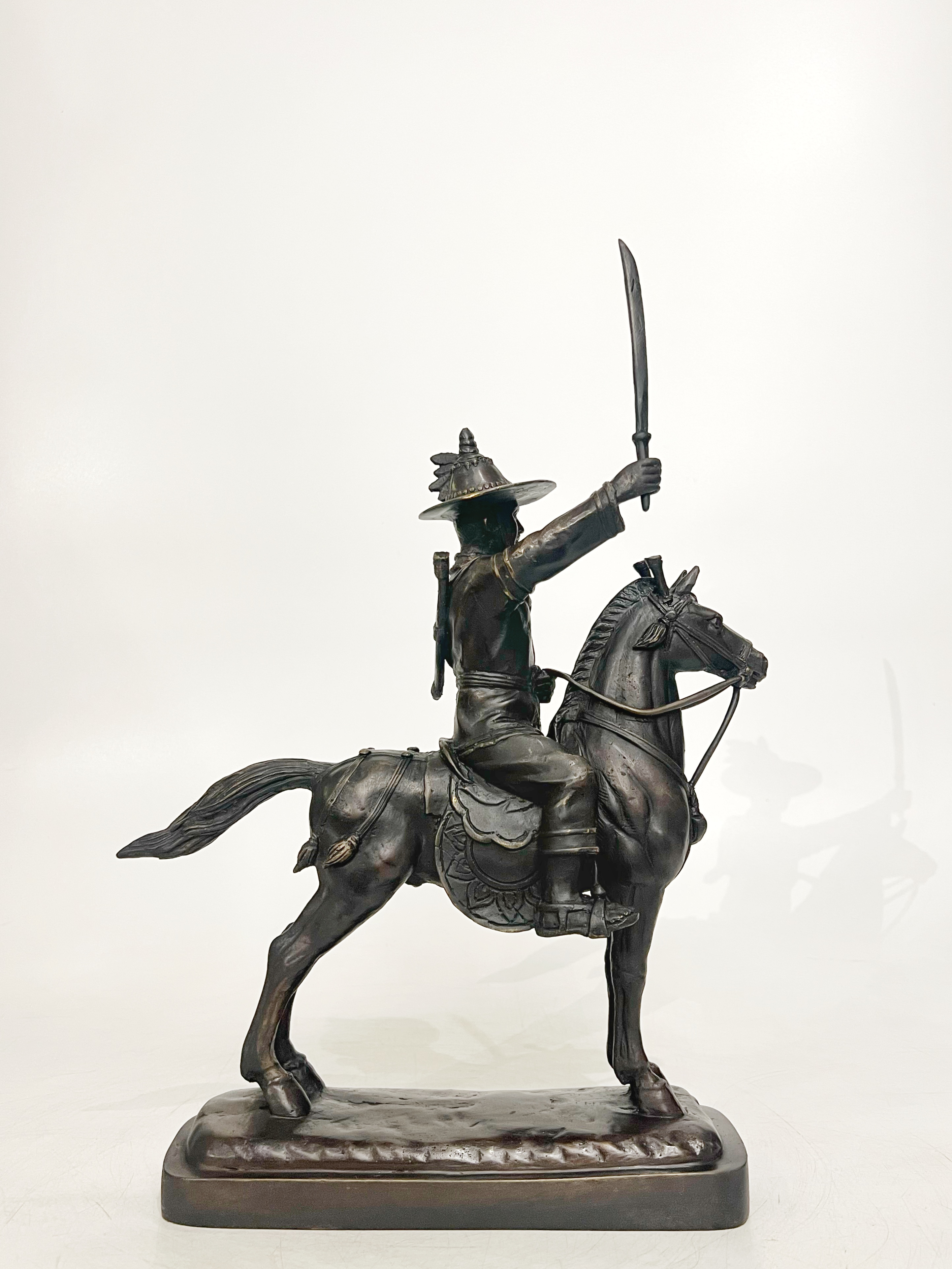 รูปหล่อ พระเจ้าตากสินมหาราช ทรงม้า หน้าตัก 5 นิ้ว