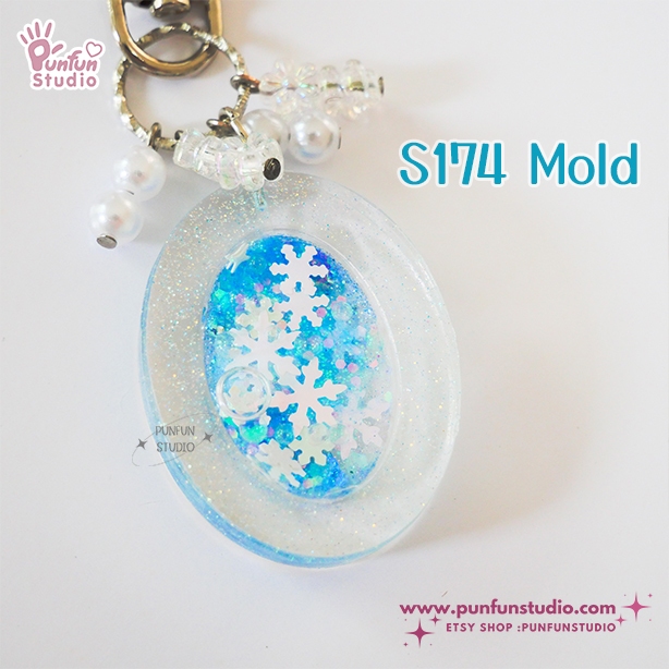 แม่พิมพ์ S174 Oval Shaker Mold + CSM in the same mold