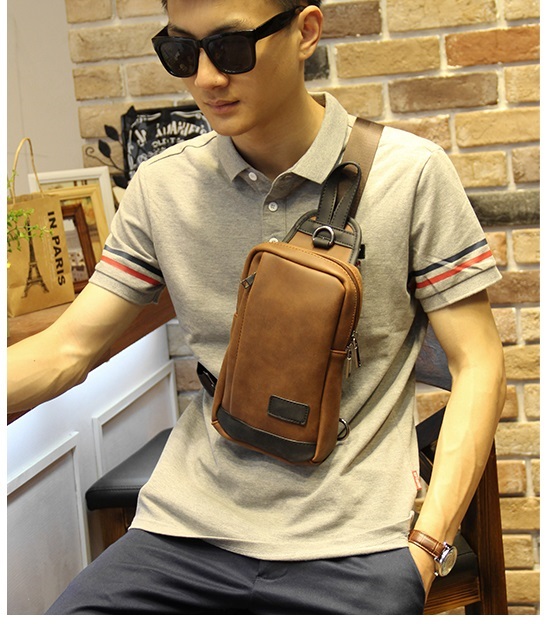 กระเป๋าคาดอกผู้ชาย รหัส B005