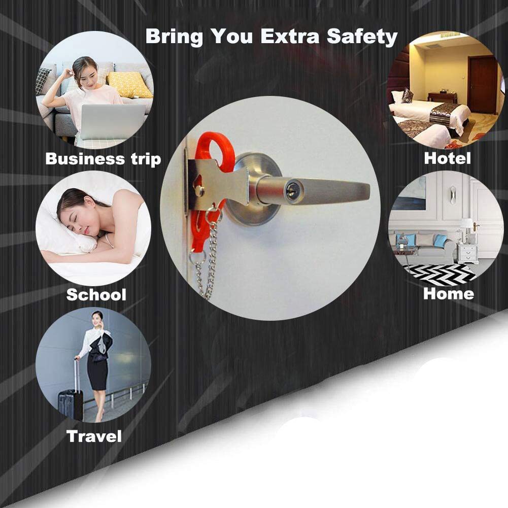 MUISUNGSHOP PORTALBLE Door Lock ที่ล๊อกประตูแบบพกพา ถูกที่สุด ส่งไทย