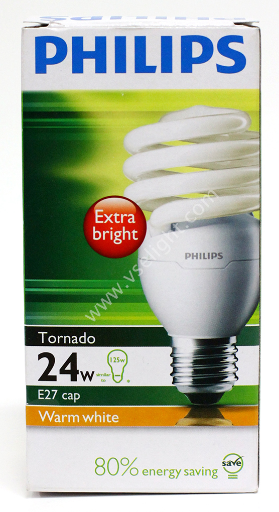 หลอดไฟ Tornado Phillips 24W ทอร์นาโด