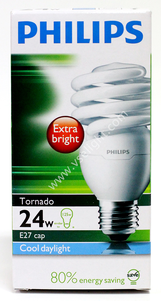 หลอดไฟ Tornado Phillips 24W ทอร์นาโด