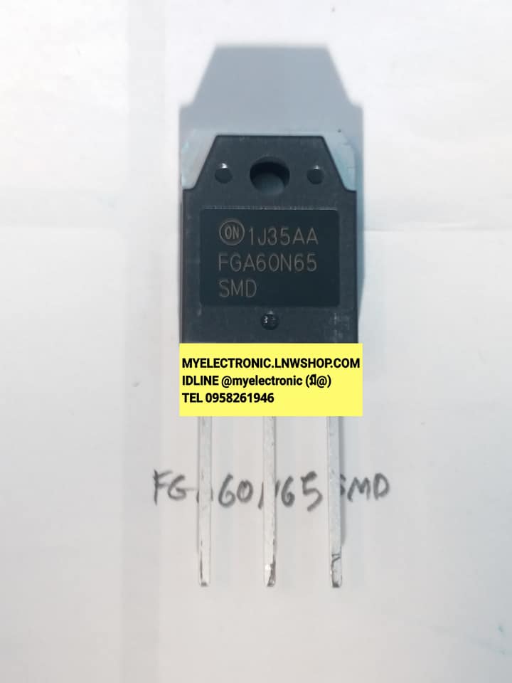 FGA60N65SMDตัวถังTO-247ยี่ห้อON-SEMIสินค้ารายการนี้เป็นสินค้าปรีออร์เดอร์สนใจสินค้ารายการนี้ตืดต่อIDLINE @myelectronic (มี@ด้วยนะ)ราคาตัวละบาท