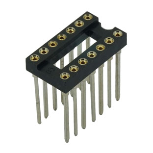 ซ็อกเก็ต ไอซี 14 ขา (Socket 14 Pin) แบบ DIP แบบขายาว 12.95mm