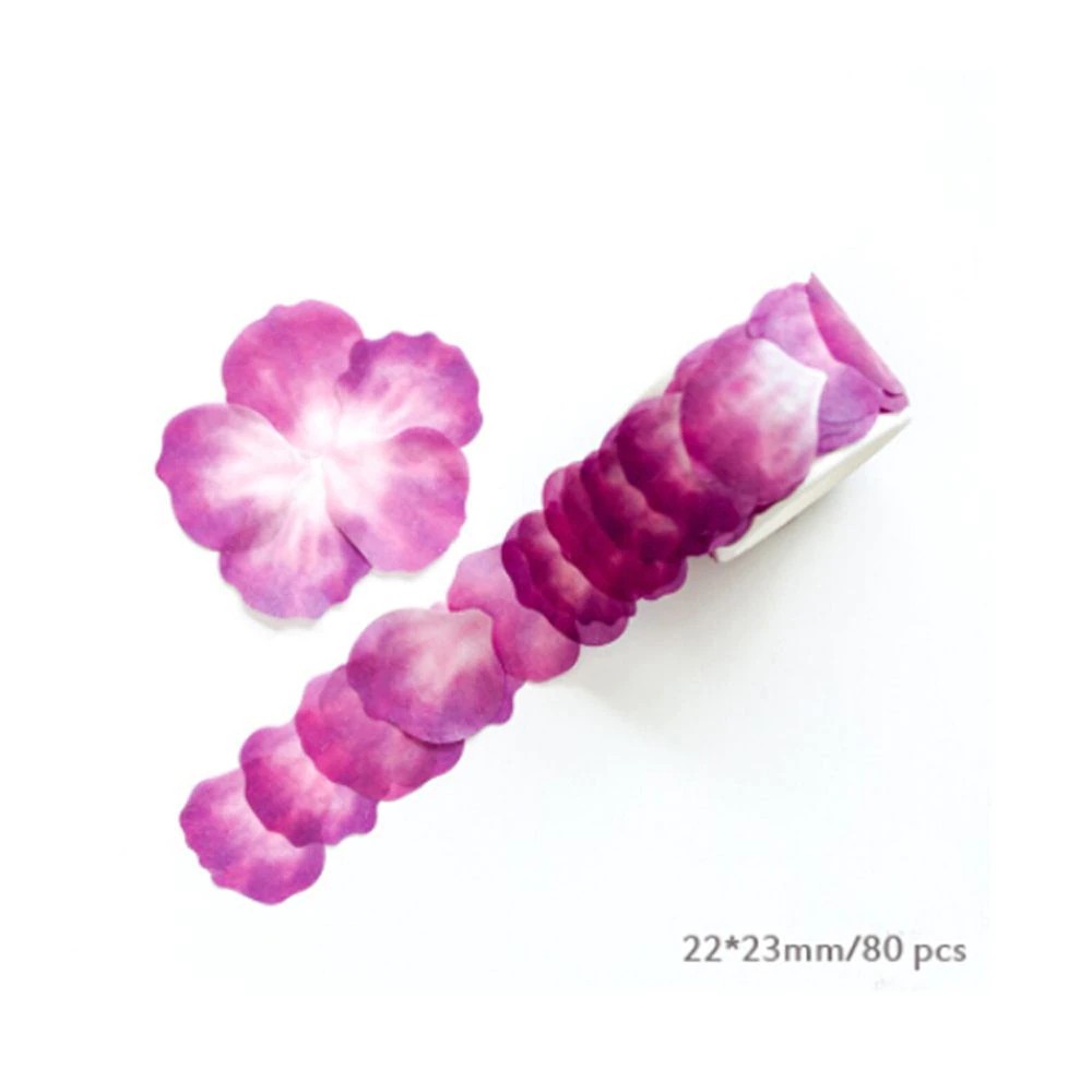 MUISUNGSHOP Washitape เทปลายดอกไม้ ตกแต่งการ์ด เทปการ์ตูน สำหรับตกแต่ง DIY มาส์กกิ้งเทป