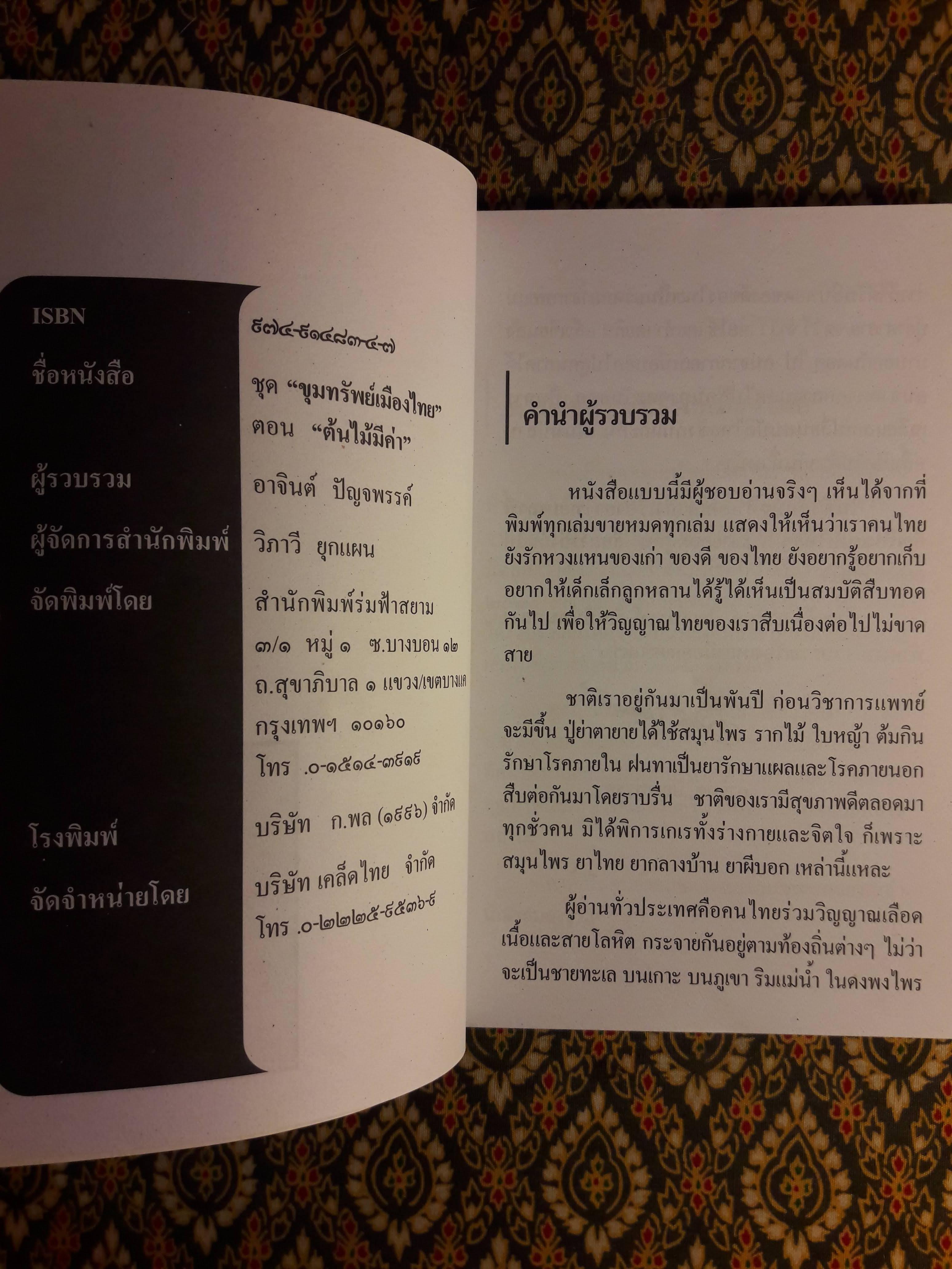 ขุมทรัพย์เมืองไทย ตอนต้นไม้มีค่า