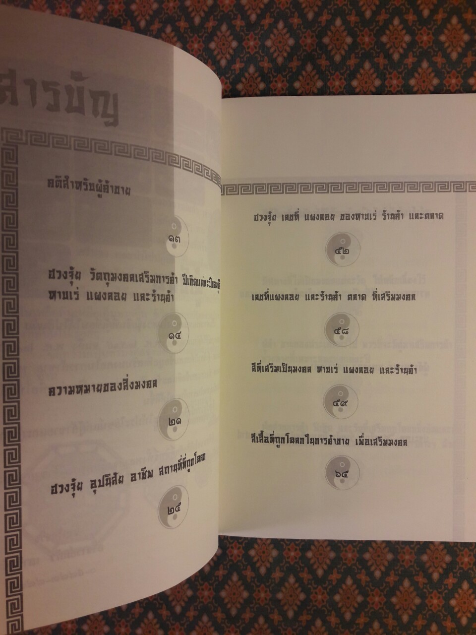 ฮวงจุ้ย หาบเร่ แผงลอย และร้านค้า