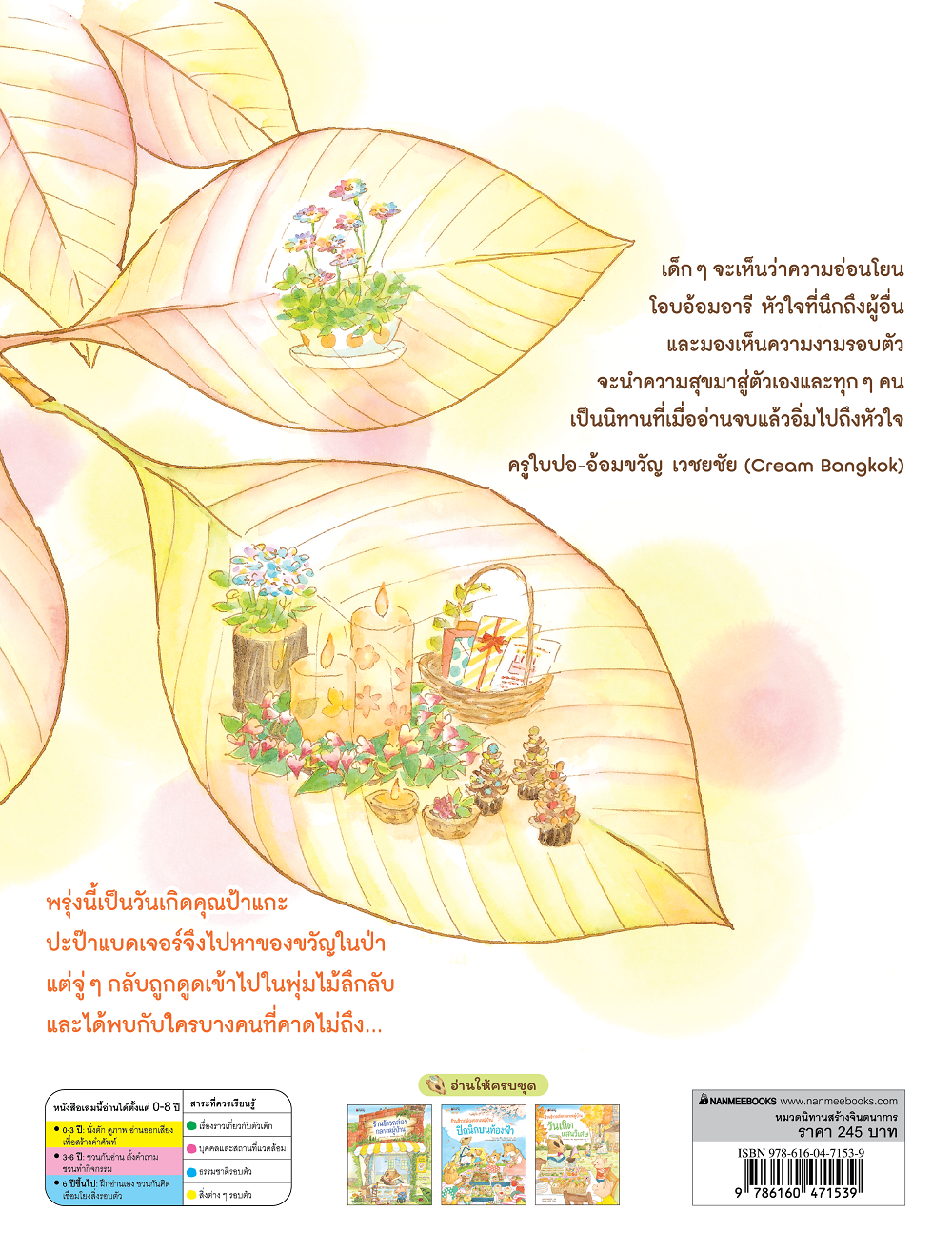 NANMEEBOOKS หนังสือ (Pre-order เริ่มส่ง 1 ธ.ค.68) ร้านข้าวกล่องกลางหมู่บ้าน วันเกิดแสนวิเศษ เล่ม 3 (ปกแข็ง) นิทาน