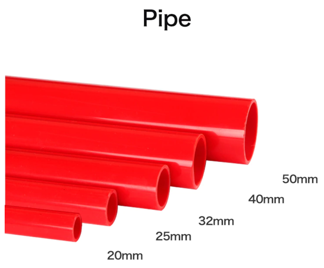 ท่อยูพีวีซี เหลือง (32มิล) Sanking ยาว1เมตร