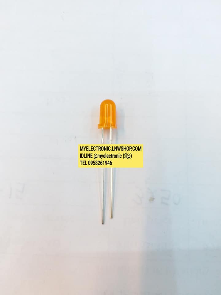 แอลอีดี5มม.LED5MM.สีส้ม LED ORANGE,LEDส้ม5มม.