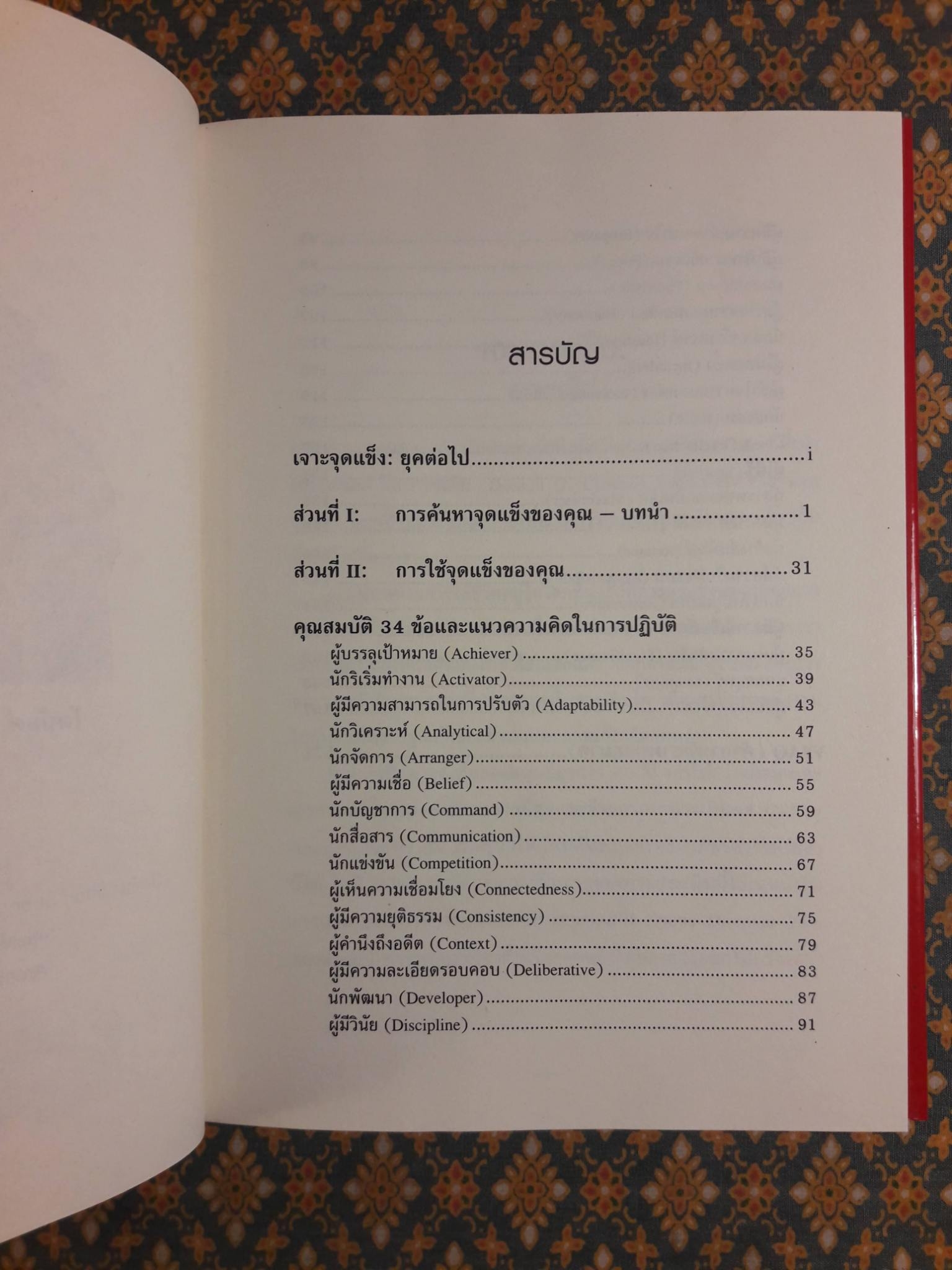 เจาะจุดแข็ง 2.0 STRENGTHS FINDER 2.0