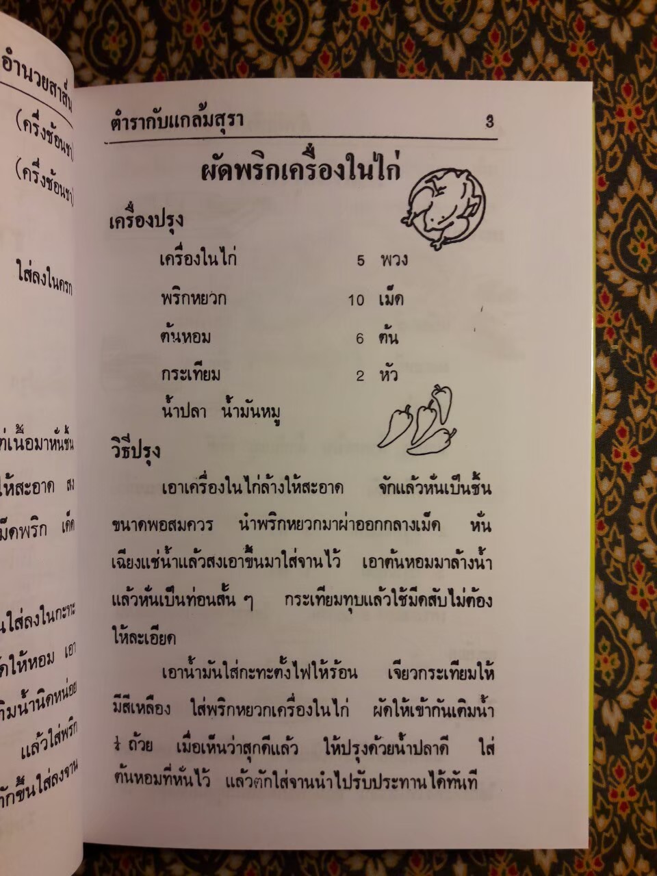 ตำรากับข้าว กับแกล้มเหล้า