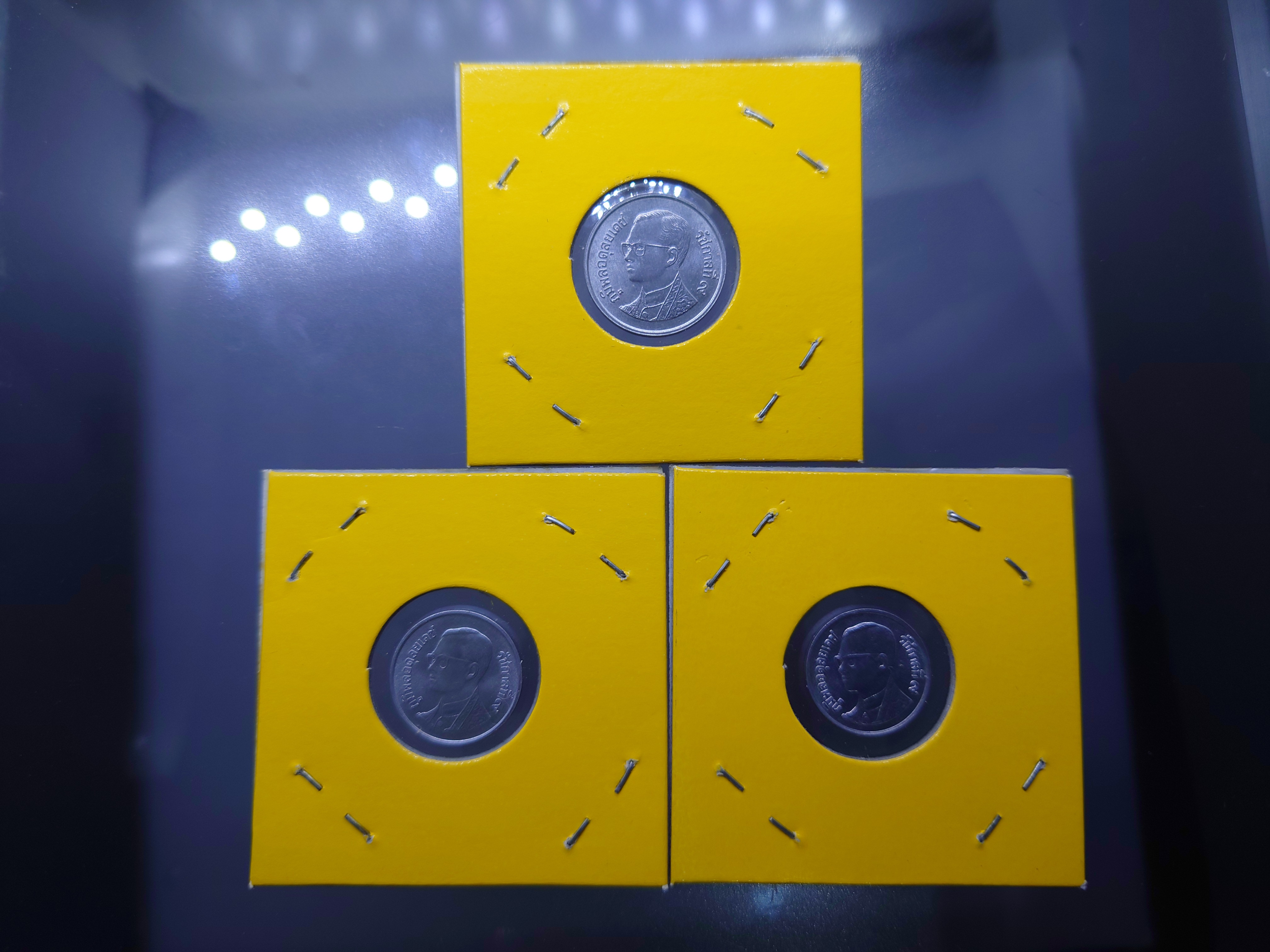 เหรียญครบชุด 1-5-10 สตางค์ เนื้ออลูมีเนียม ปี 2538 ไม่ผ่านใช้