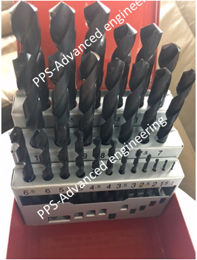 Drill set (HIGH SPEED TYPE),Brand : SHERWOOD,1-13.0 x 0.5 mm