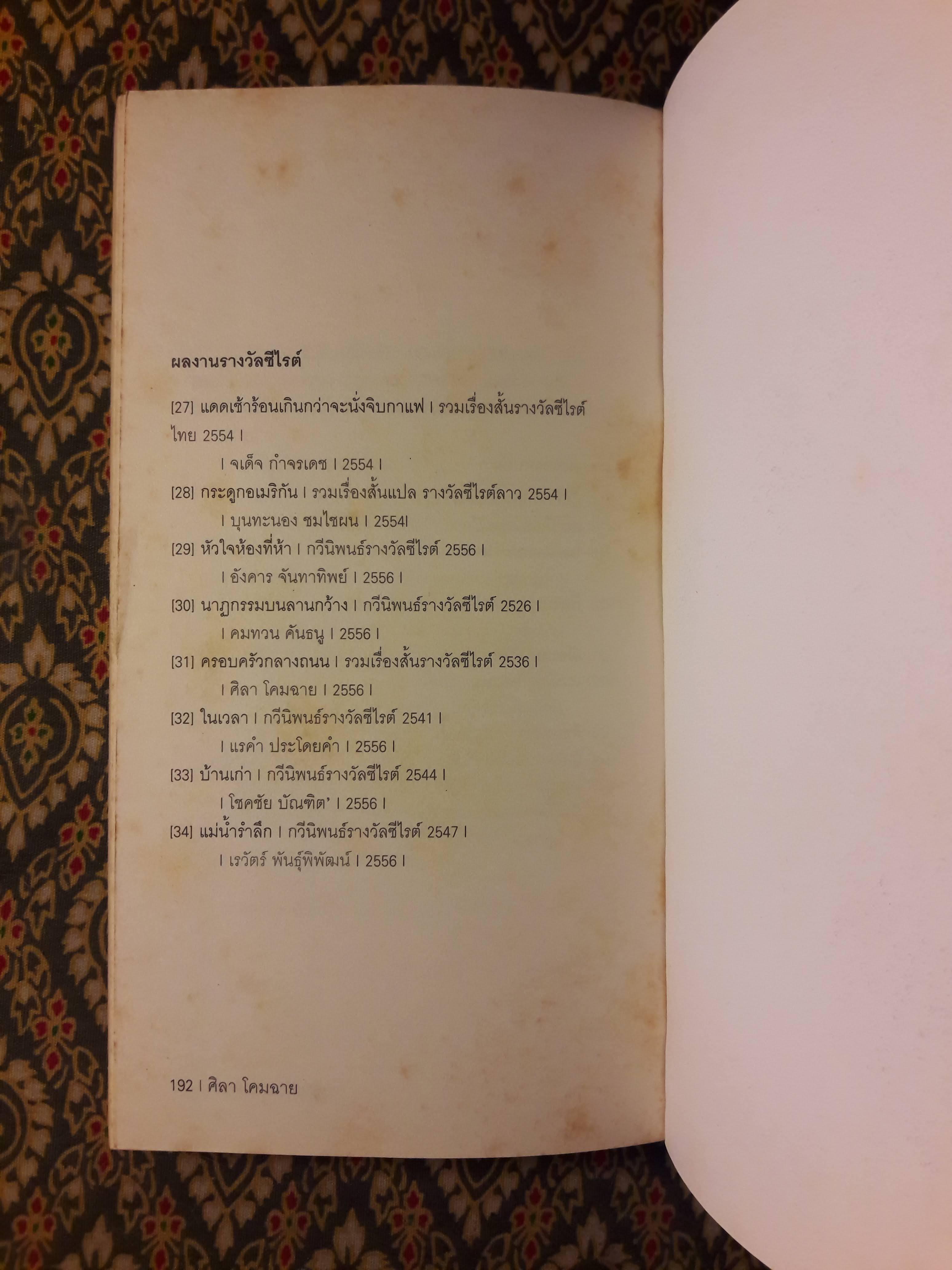 ครอบครัวกลางถนน “หนังสือรางวัลซีไรต์”ครอบครัวกลางถนน “หนังสือรางวัลซีไรต์” สินค้ามีตำหนิ