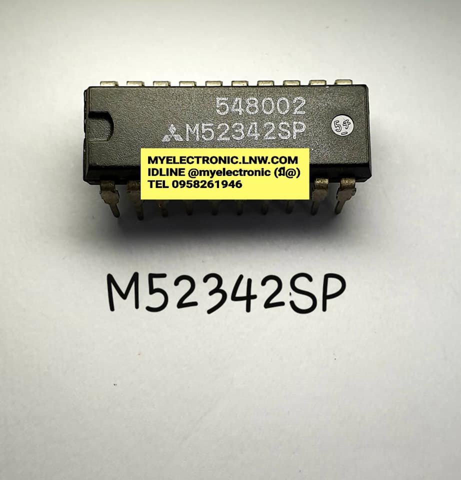 M52342SPยี่ห้อMITSUBISHIตัวถังDIP20ขาราคาตัวละบาท