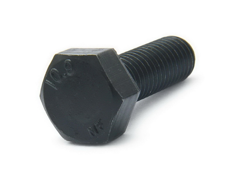 10.9 SCM435 STEEL BLACK HEX HEAD BOLT (FULLY THREAD) M4x10