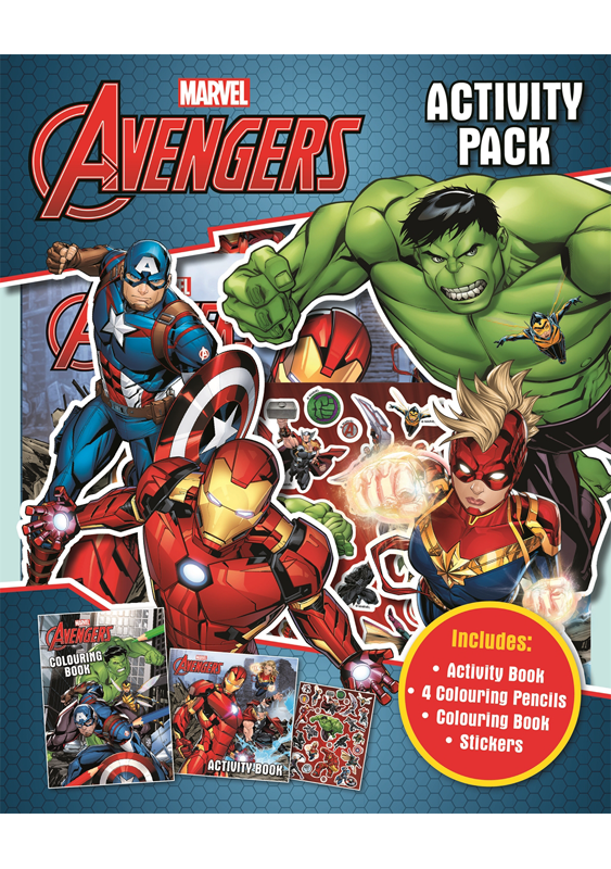 หนังสือต่างประเทศ 2-in-1 Activity Bag Disney: Marvel Advengers