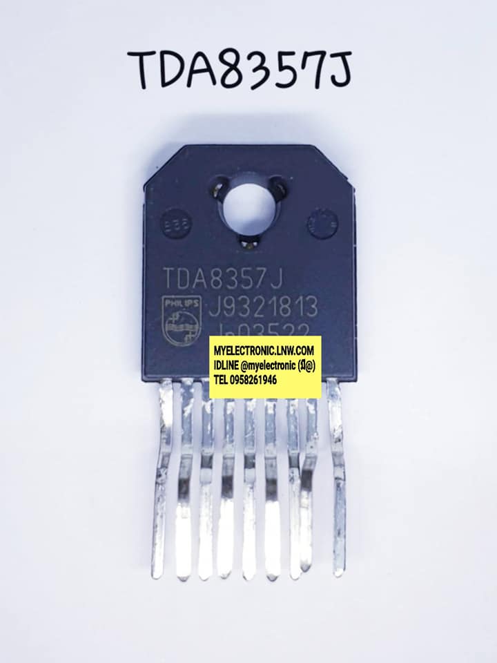 ขาย TDA8357J ยี่ห้อ PHILIPS ตัวถัง SIL9ขา IC ไอซี TDA8357 ราคา ตัวละ . บาท