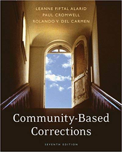Community-Based Corrections ISBN 9780495094821