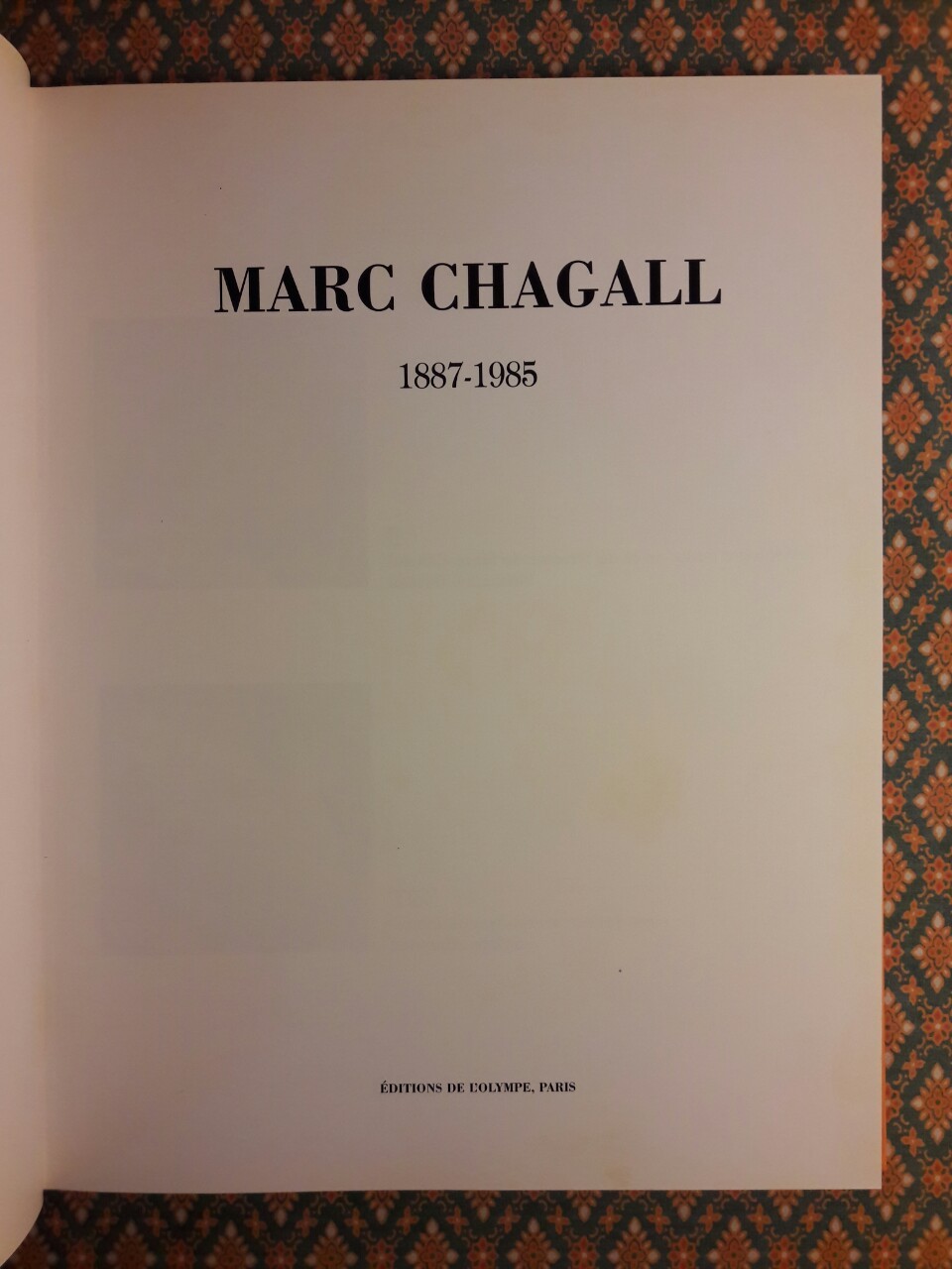 Marc CHAGALL 1887 - 1985
