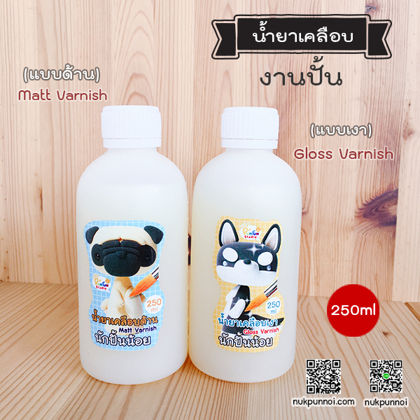 น้ำยาเคลือบด้าน Matt Varnish 60 ml - 250 ml