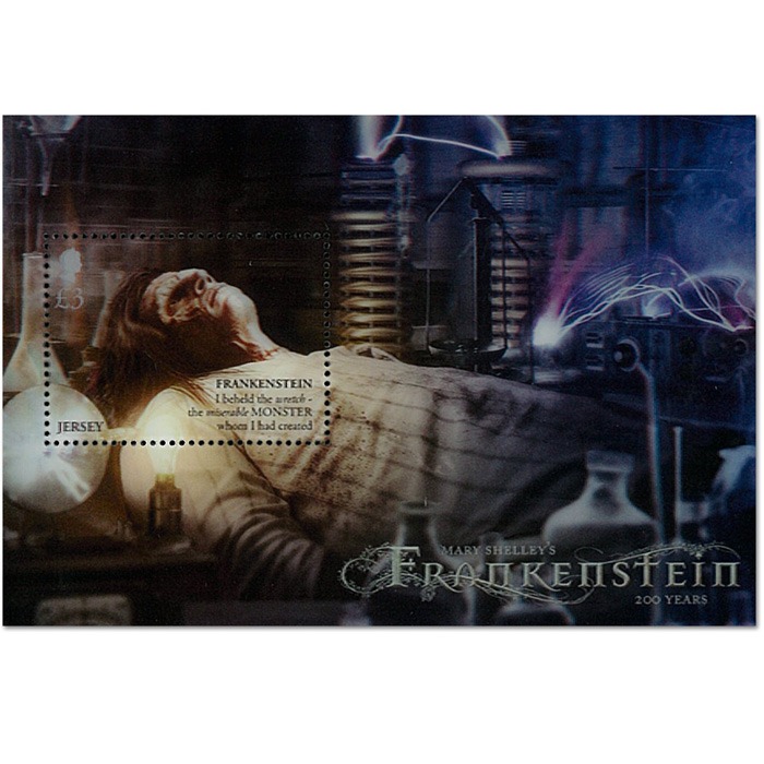 Jersey Stamp, 2018 Frankenstein 3D S/S
