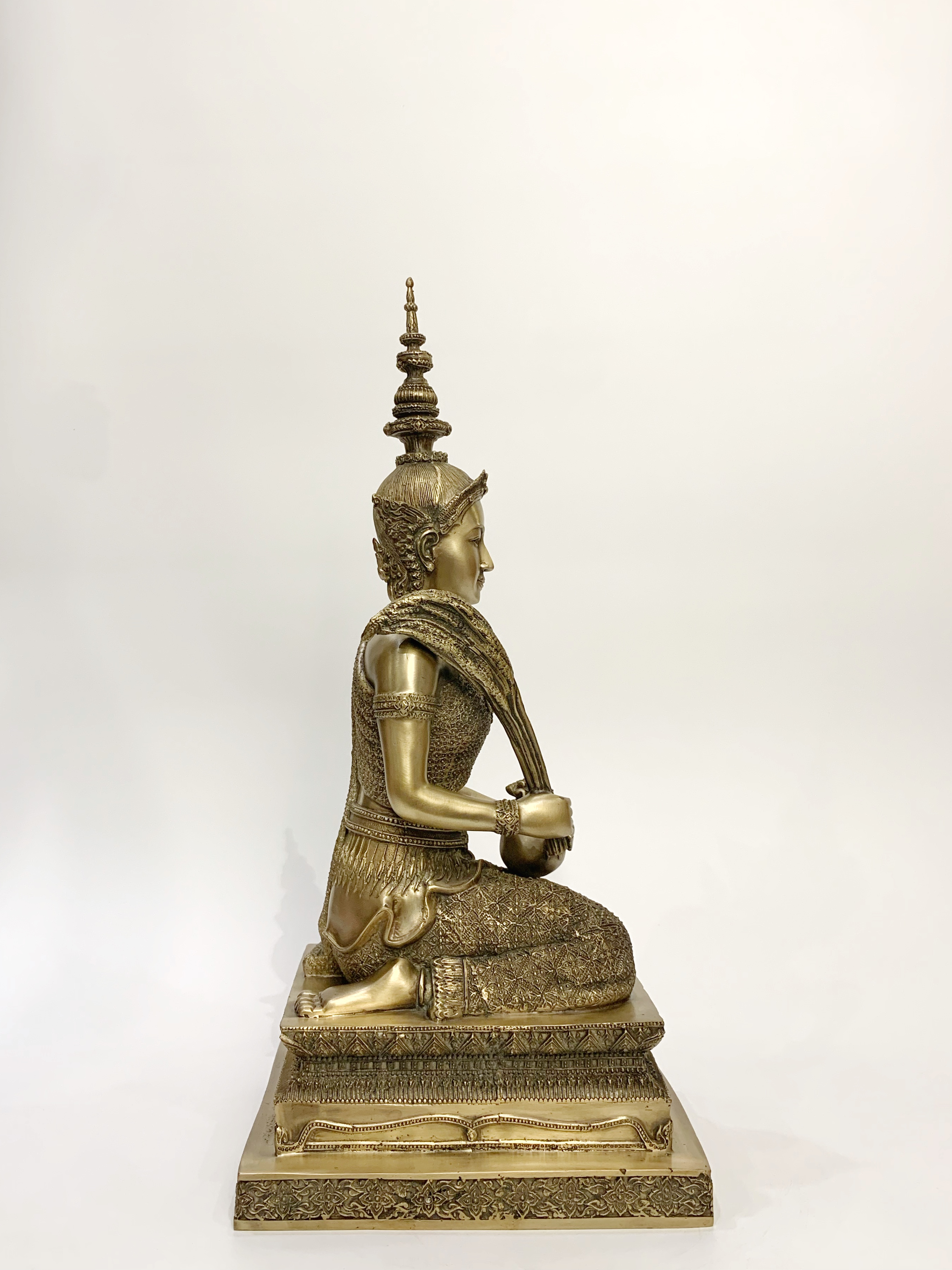 รูปหล่อ พระแม่โพสพ หน้าตัก 9" วัดพิกุลทอง จ.สิงห์บุรี ปี พ.ศ.2539