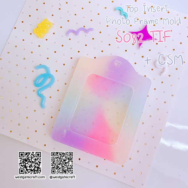 แม่พิมพ์ซิลิโคน S082 TIF Top Insert Photo Frame Mold + CSM