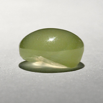 คริสโซเบริลตาแมวหรือไพฑูรย์ (Cat's eye Chrysoberyl) 1.30 กะรัต จากอินเดีย