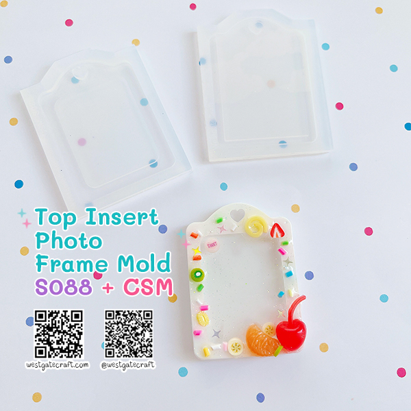 แม่พิมพ์ซิลิโคน SHAKE S088 Top Insert Photo Frame Mold + CSM